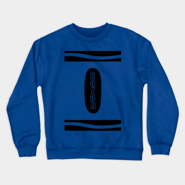 Sarah Crayon Crewneck Sweatshirt by ACGraphics